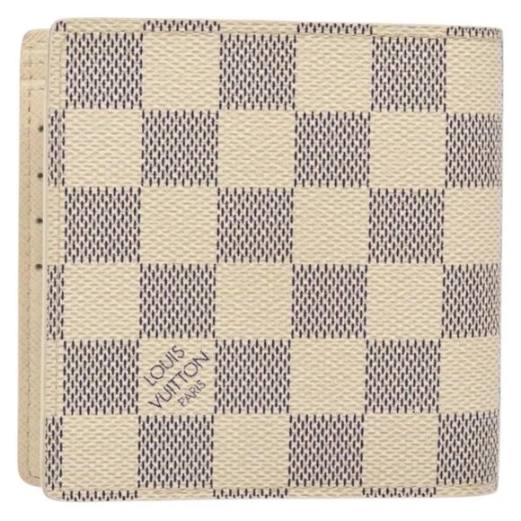 LOUIS VUITTON Damier Azur Porte Feuille Marco Bifold Wallet N60018 Auth 138920V - Picture 2 of 16